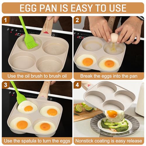 Egg Frying Pan (White)