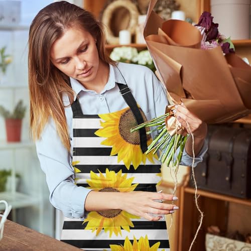 Apron with Pockets (Sunflower)