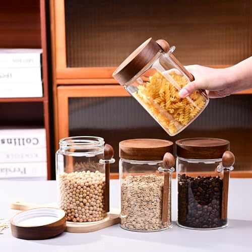 30 oz High Borosilicate Glass Food Storage Containers (Acacia30OZ*2)