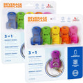 Complete Cover Easy Tab Opener New and Improved 12PK Beverage Barricade 2.0 by Avant Grub. Colorful Drink Can Protector Cap for Soda (12 Pack)