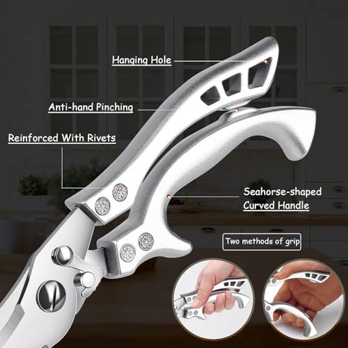 Kitchen Scissors (Bright Silver)