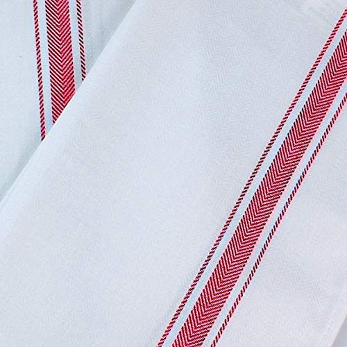 Red Dish Towels [24 Pack (Red)
