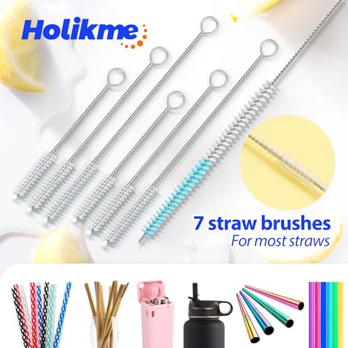 Bottle Brush Tube Cleaning Lab Set with Long Handle (Pink)