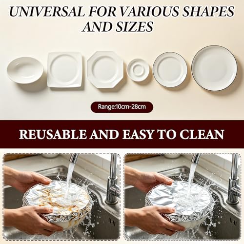 Reusable Aluminum Foil Food Cover