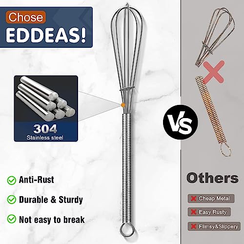 Small Whisk Stainless Steel (5+6+7 inch / Silver 3Pcs)