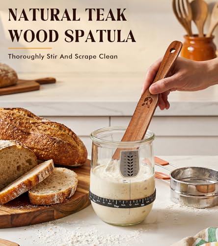 Skinny Spurtle for Sourdough Starter (1Pcs)