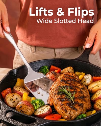 Stainless Steel Spatula Turner (Solid Turner)