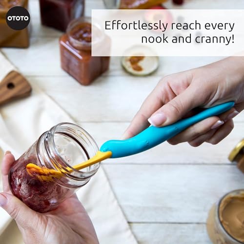 Splatypus Jar Spatula for Scooping and Scraping (Blue)