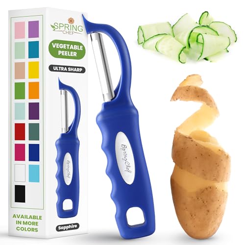 Swivel Potato Peeler for Kitchen w (Sapphire)