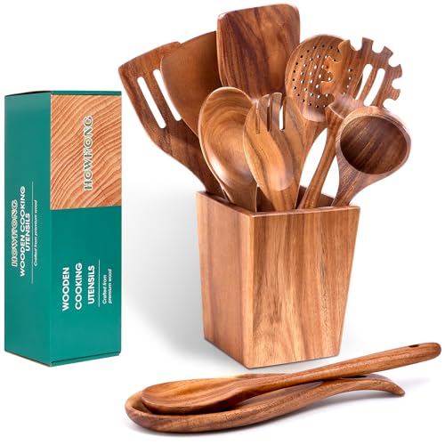 Acacia Wood Cooking Utensils Set (11 pcs set)