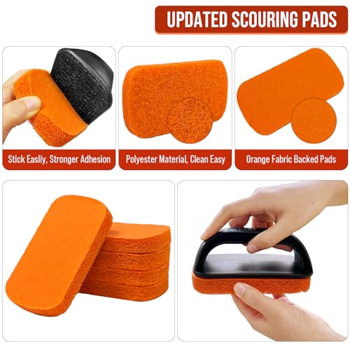 Griddle Cleaning Kit for Blackstone (Orange / 6pcs)