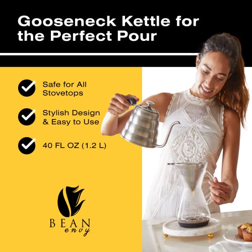Gooseneck Kettle Stovetop (1.3 Quarts)