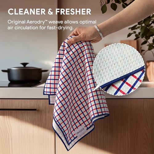 Waffle Kitchen Towel Set of 2 (Americana Bloom)