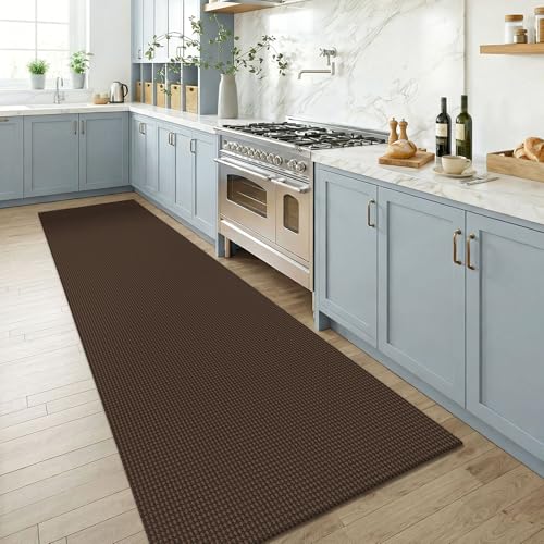 Cotton Runners for Hallway 3x8 (Brown/Dark Brown / 3' x 8' (Runner))