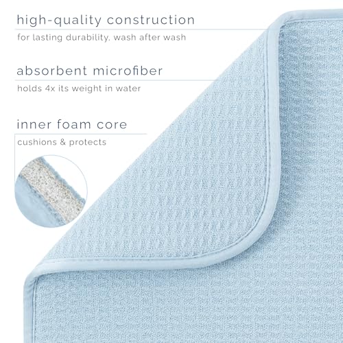 Dish Drying Mat (Sky Blue / 18" x 24")