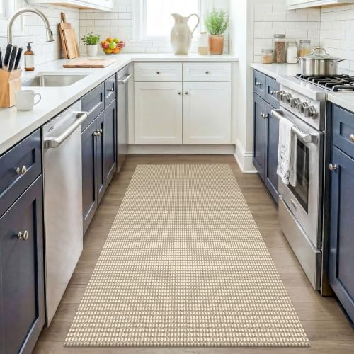 Washable 3x4 Entry Area Rug (Oatmeal Beige / 3' x 4' (Rectangular))