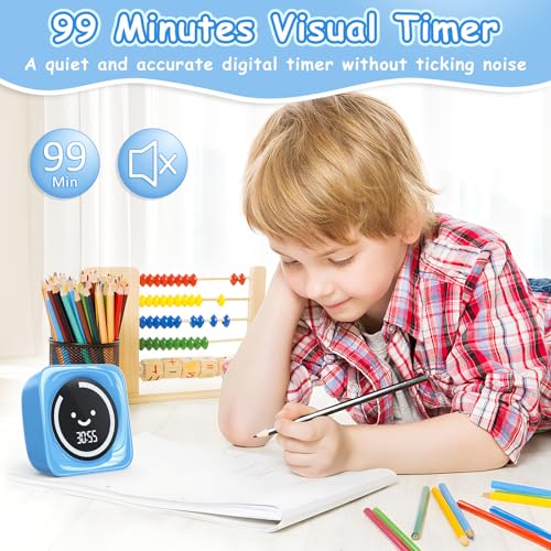 Visual Timers for Kids (2 Pack Blue)