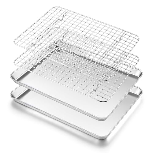 Cookie Sheet with Rack (10*8 Inch)