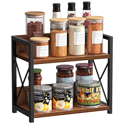 Countertop Shelf Organizer (Small / Brown)