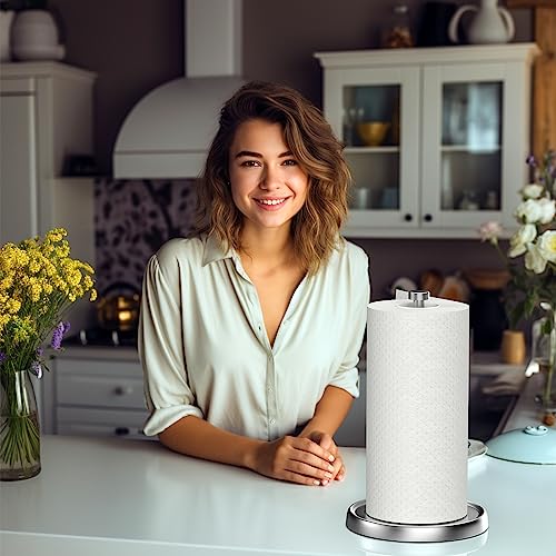 Paper Towel Holder Countertop (Silver)