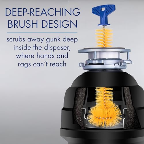 Garbage Disposal Brush and Disposer Care Kit (Brush and Cleaner Kit)