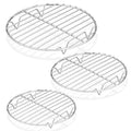 Round Cooking Rack (Silver / 10.5 + 9 +7.5 Inch)