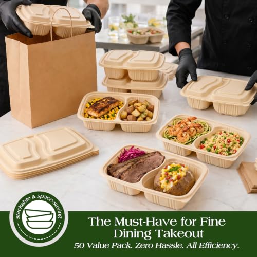 100 Piece 50 Pack (2 Comp-50 Pack)