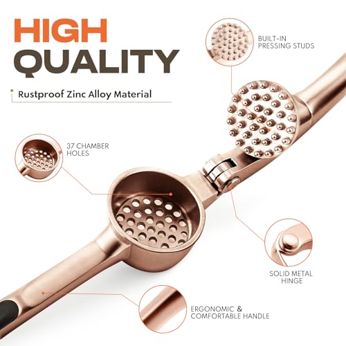 Kitchen Garlic Press (Copper)