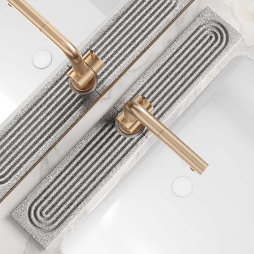 Stone Kitchen Sink Faucet Mat (23.6" x 3.9" / Stone)