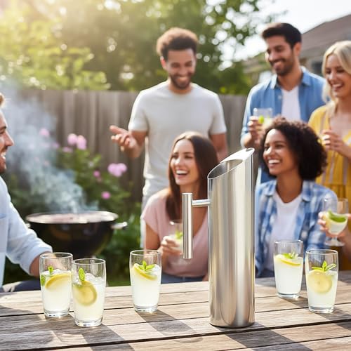 Stainless Steel Water Pitcher (68 Ounces)