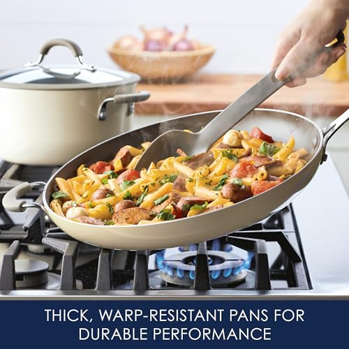 Cook + Create Nonstick Frying Pan (Almond / 14 Inch)