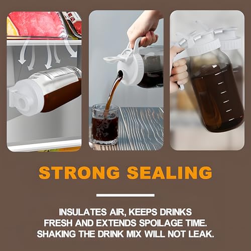 Cold Brew Coffee Maker (64 Ounces / White)