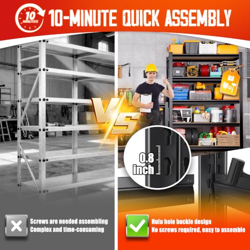 Garage Shelving (MDF/46"Wx20"Dx78"H)