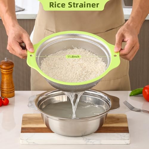 Colander Stainless Steel Microporous (4QT)