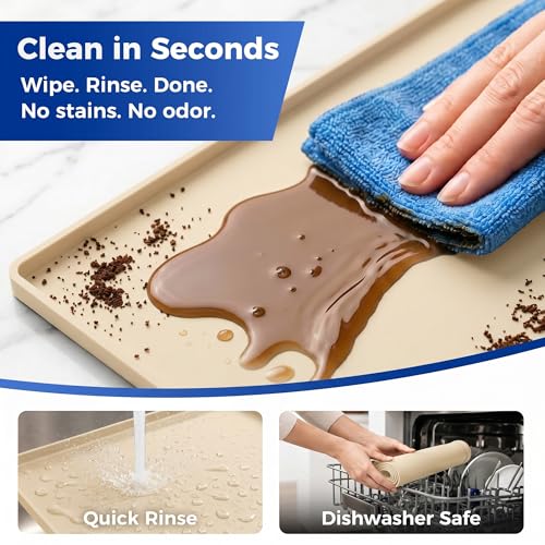 Coffee Bar Mat (Beige)