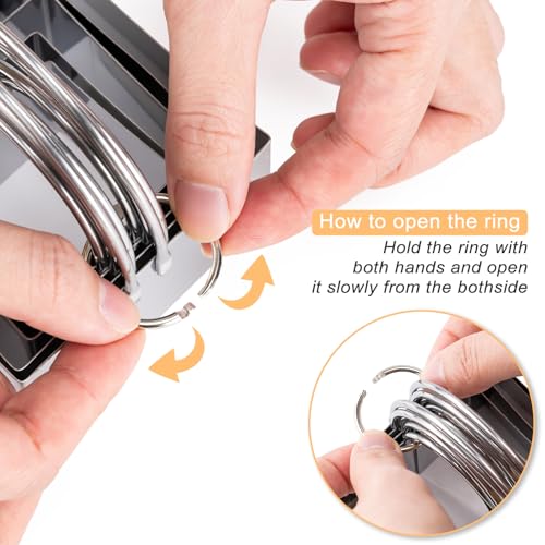 Biscuit Cutter Set Square Cookie Cutters with Handle (5pcs Square with handle)