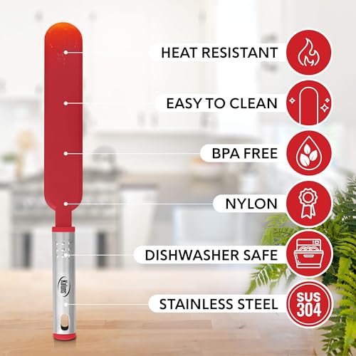 Silicone Spatula Set (Red)