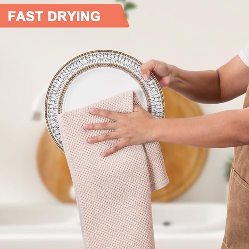 4 Pack Dish Towels (Multicolor / 13 x 28 - 4 Pack)
