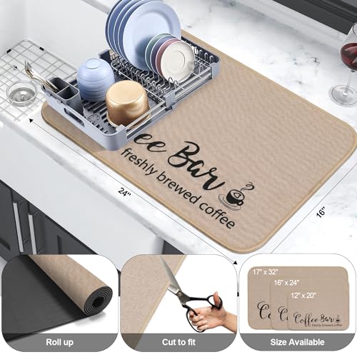 Dish Drying Mat (Linen / 16" X 24")
