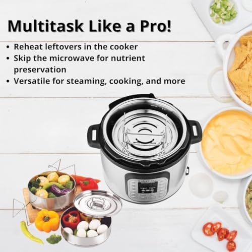 Stackable Stainless Steel Insert Pans (8 Quarts)