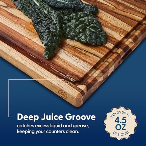 Bradbury Teak Wood Cutting Board (Bradbury | Teak | Edge Grain)