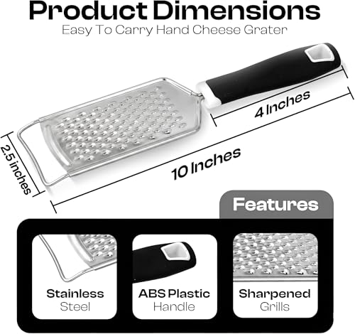 Handheld Cheese Grater & Cheese Shredder