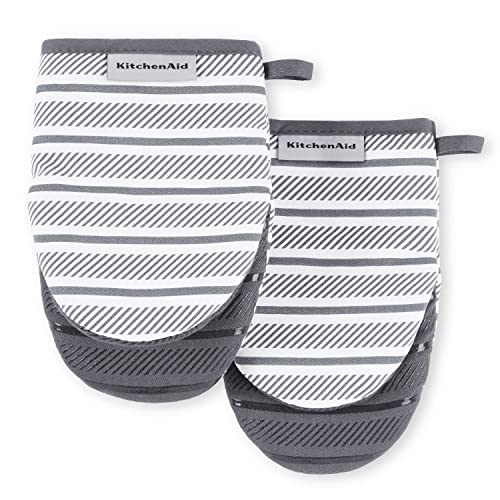 Albany Mini Oven Mitt 2 (Charcoal Grey / 5.5"x8")