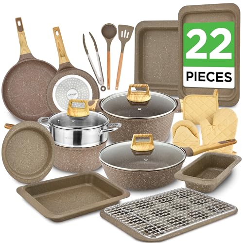 22 Piece Marble Non