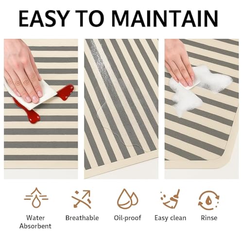 Coffee Mat Dish Drying Mat (24" x 16")