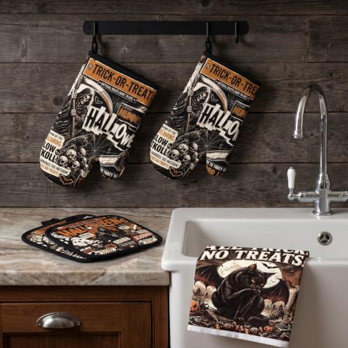 Halloween Kitchen Decor (Spooky Skull)