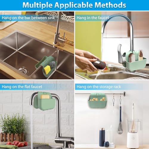 Sponge Holder for Kitchen Sink (Green)