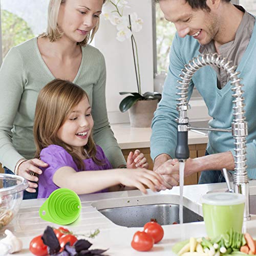 Funnels for Kitchen Use (4-Green)