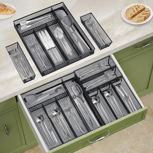 Drawer Organizer Set (Black-6L pack)