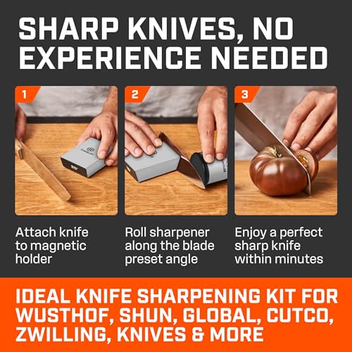 Pro Rolling Knife Sharpener™ (Arctic Grey V2 / 1 Pack)